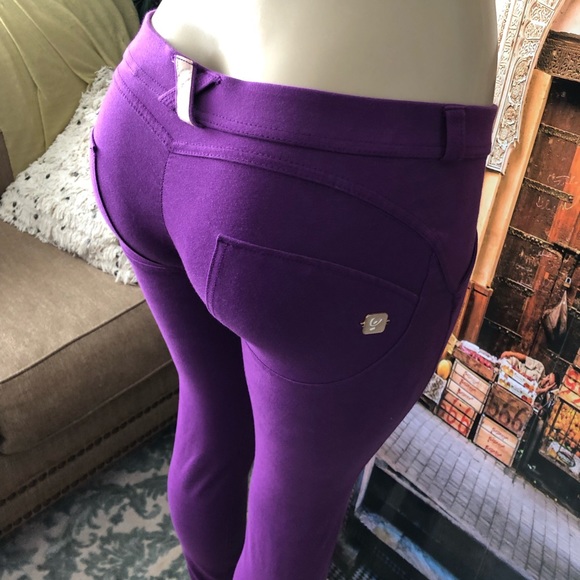 Freddy WR.UP  purple skinny low pants. Sz is US 8 - Picture 5 of 6